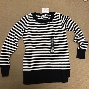 Liz Claiborne striped sweater